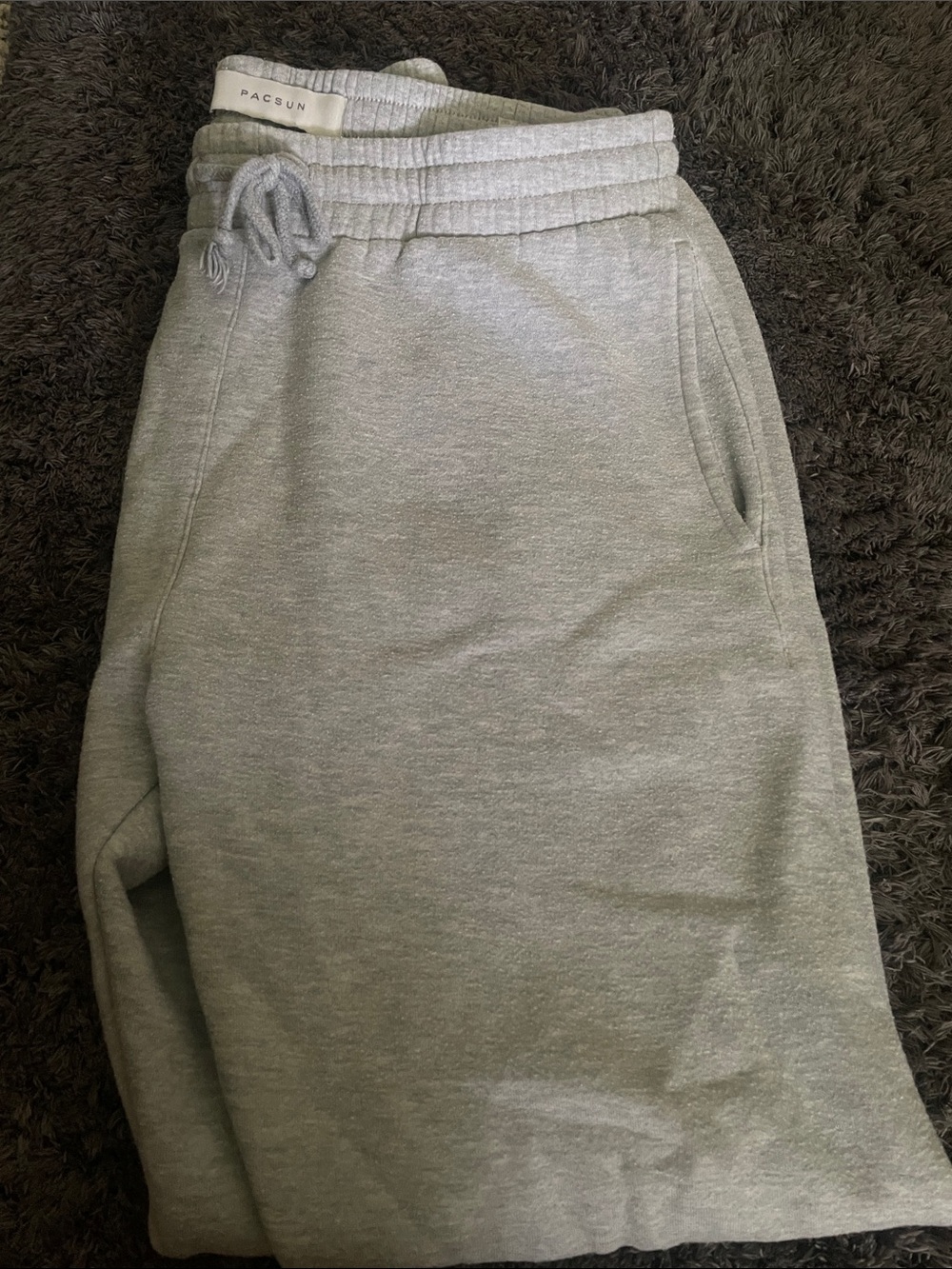 PacSun Heather Gray Jogger Sweatpants with Drawstring